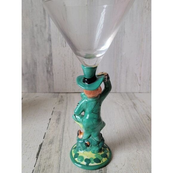 Blue sky martini leprechaun st Patrick's collectible 2009 clover - Picture 7 of 9